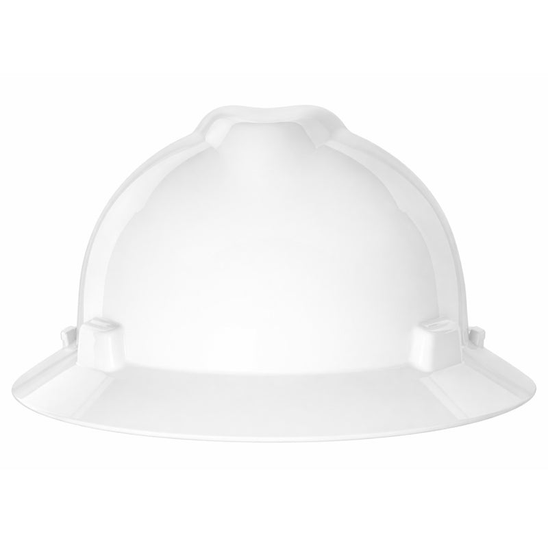 MSA V-Gard Full Brim Hard Hat with Fas-Trac III Suspension, view 2 of 17