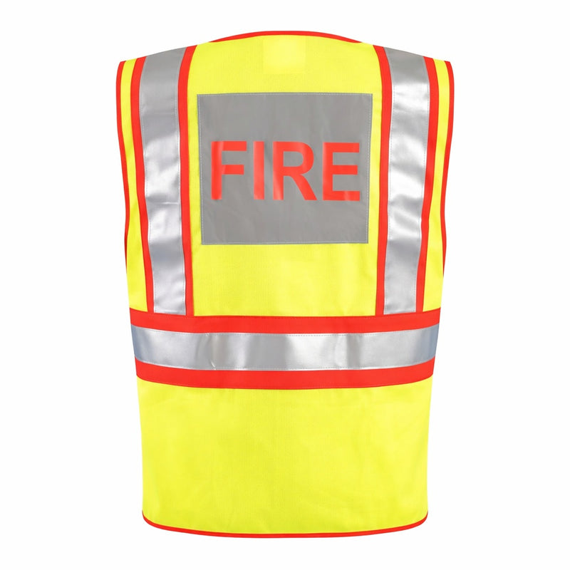 OccuNomix Type P Class 2 Hi-Vis Public Safety Fire Vest, LUX-PSF, view 2 of 5
