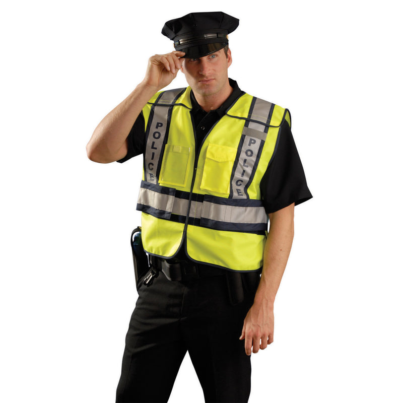 OccuNomix Type P Class 2 Hi-Vis Public Safety Police Vest, LUX-PSP, view 4 of 4
