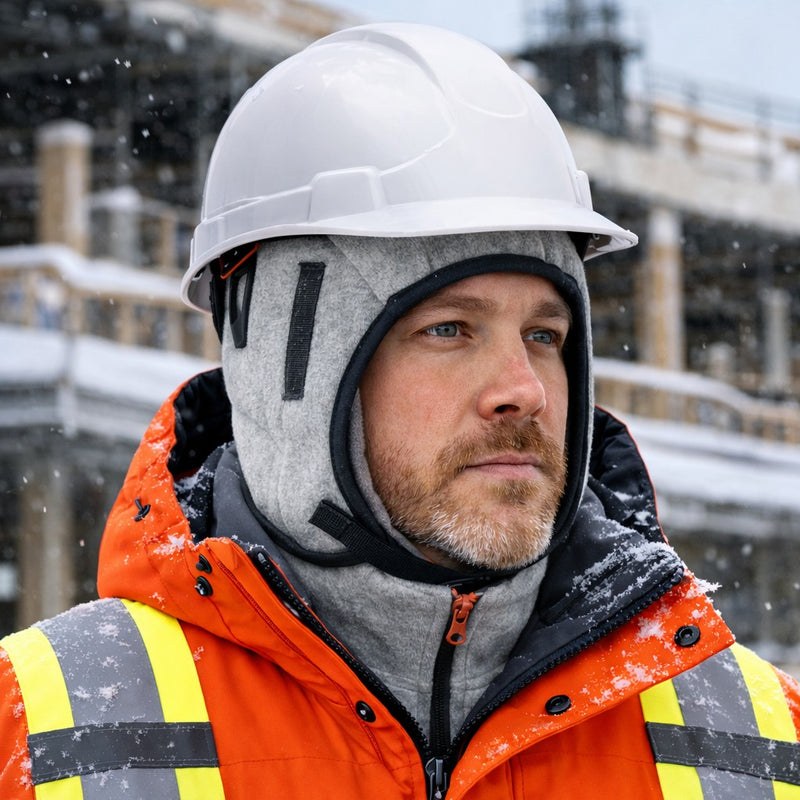 Winter Hard Hat Liner, Heavy-weight Fleece - RF450, view 2 of 4