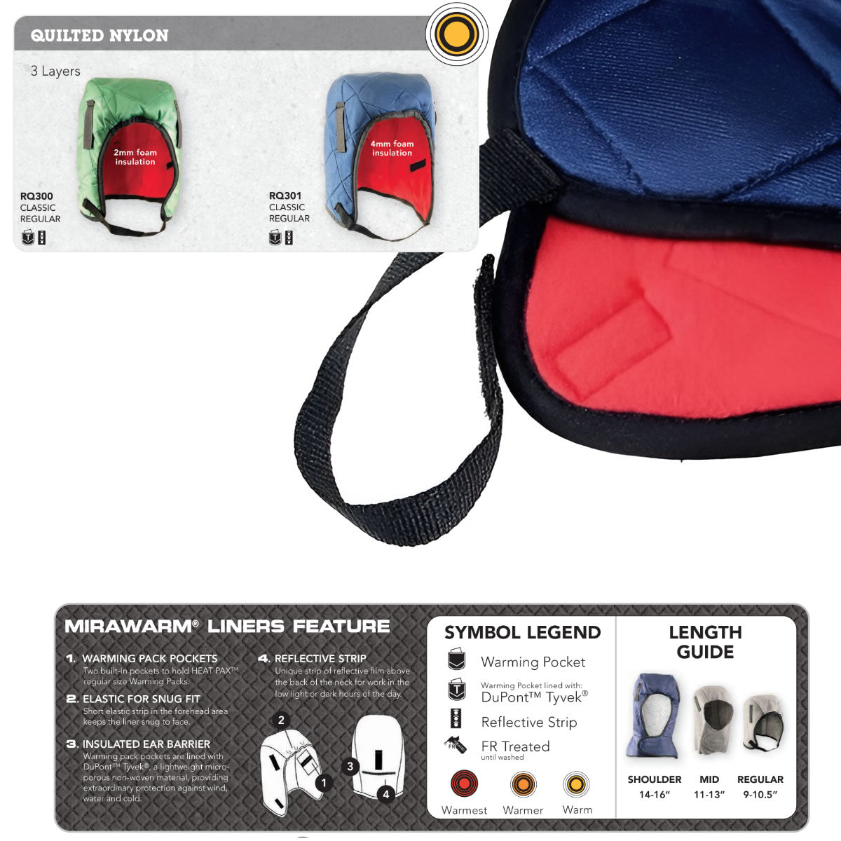 Winter Hard Hat Liner, Fleece Lined Insulated - RQ301 Winter Hard Hat Liner, Fleece Lined Insulated - RQ301