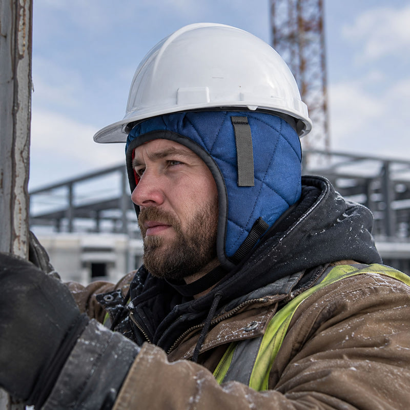 Winter Hard Hat Liner, Fleece Lined Insulated - RQ301, view 4 of 4
