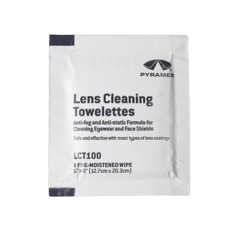 Pyramex LCT100 Lens Cleaning Wipes, Box of 100, view 2 of 4