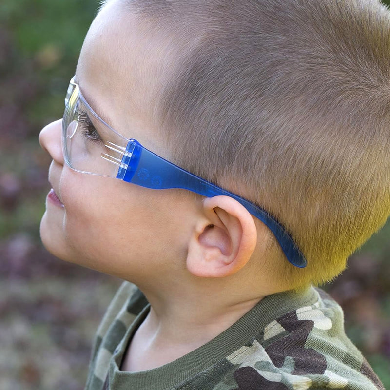 Pyramex Mini Intruder Safety Glasses, Clear Lens, Assorted Temple Colors, Case of 12, view 3 of 10