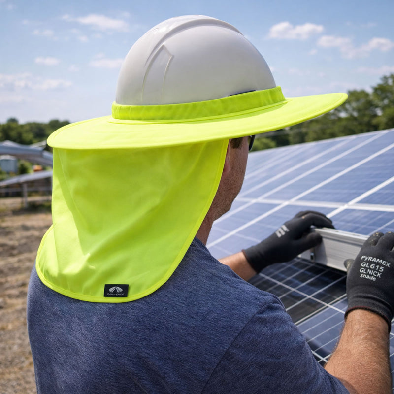 Pyramex Safety Hard Hat Brim with Neck Shade - HPSHADE30, view 3 of 3