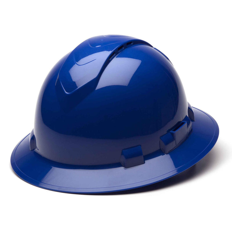 Pyramex Ridgeline Vented Full Brim Hard Hat 4-Point Ratchet Suspension, view 8 of 14