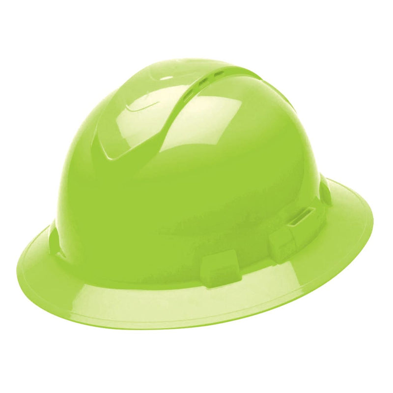 Pyramex Ridgeline Vented Full Brim Hard Hat 4-Point Ratchet Suspension, view 12 of 14