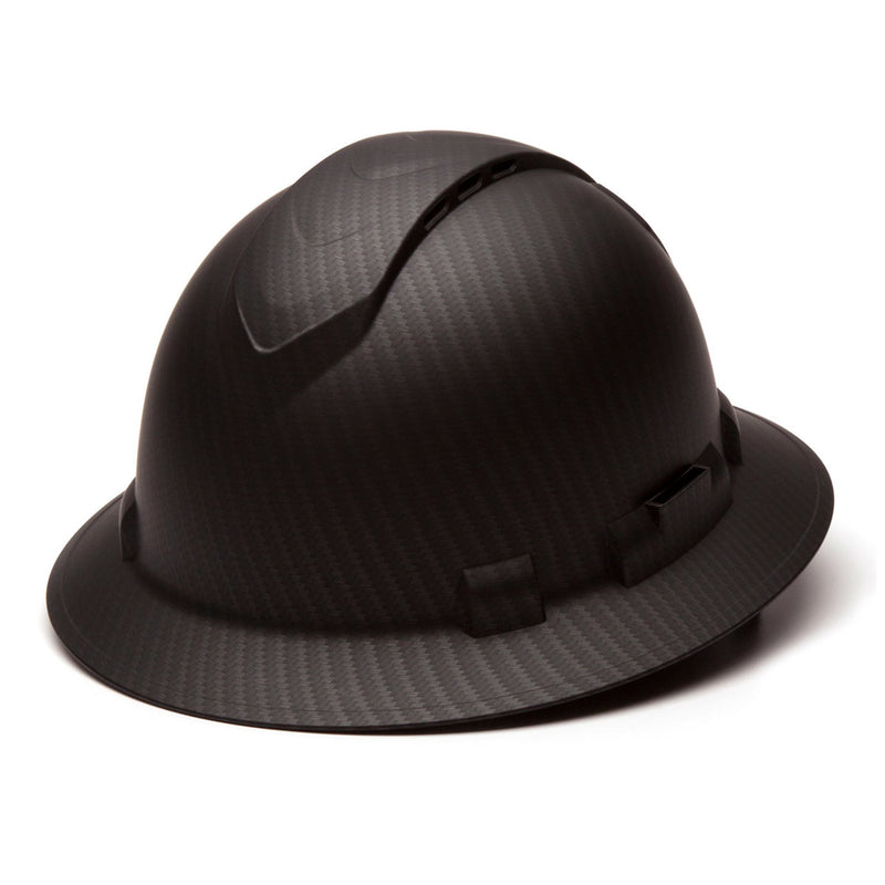Pyramex Ridgeline Vented Full Brim Hard Hat 4-Point Ratchet Suspension, view 11 of 14