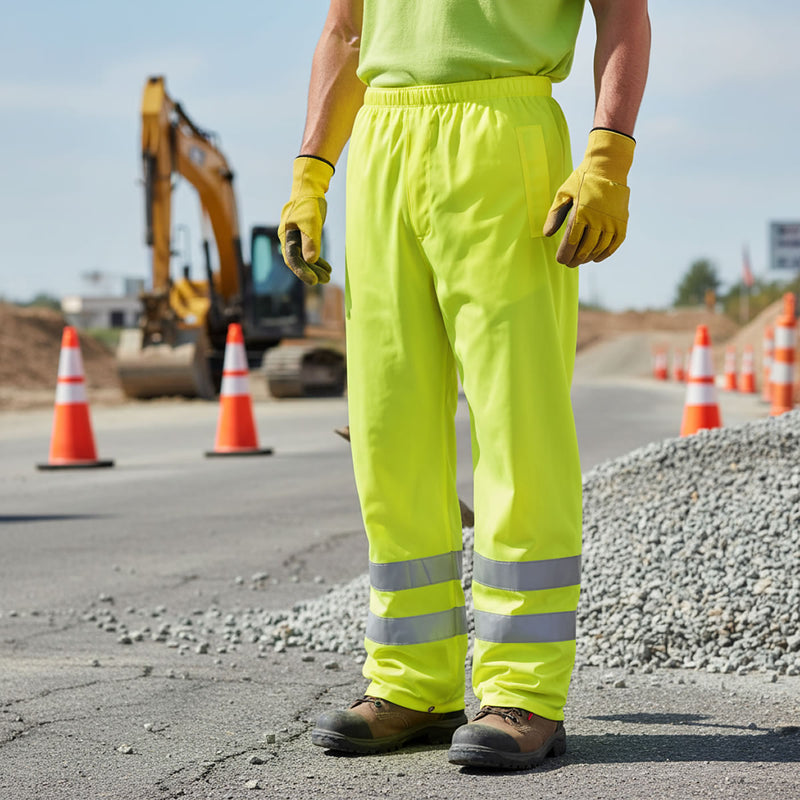 OccuNomix Class E Hi-Vis Premium Breathable Pants, LUX-TENBR, view 2 of 5