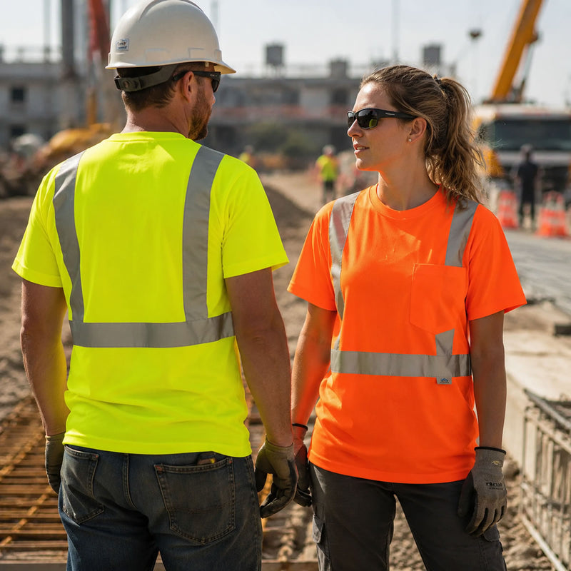 Pyramex RTS21 Type R Class 2 Hi-Vis Short Sleeve T-Shirt, view 4 of 6