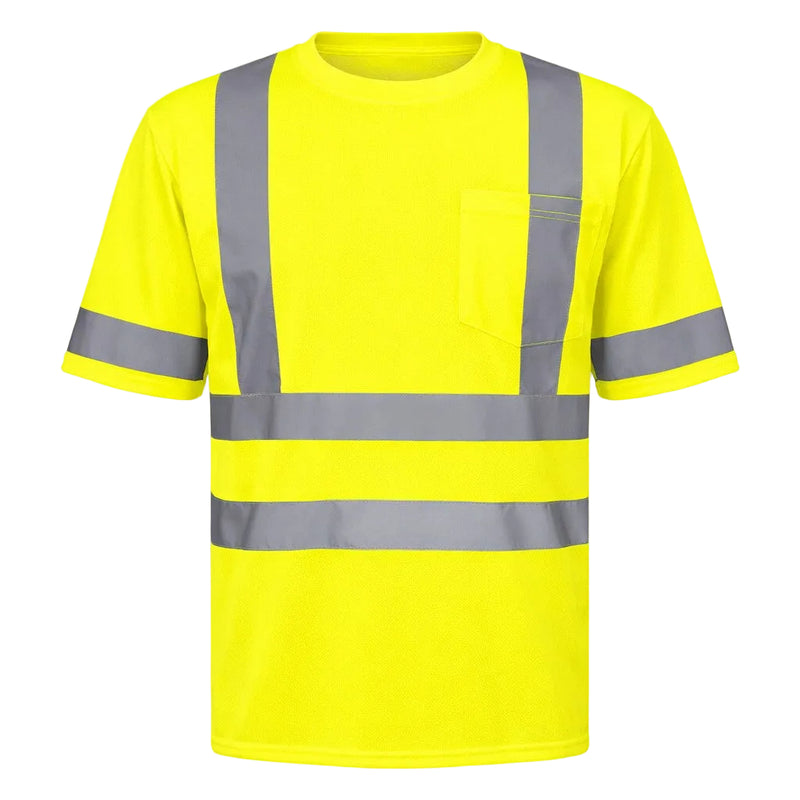 Rugged Blue Type R Class 3 Hi-Vis Wicking Mesh Short Sleeve T-Shirt, view 1 of 10