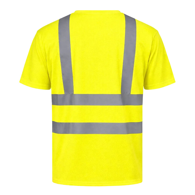 Rugged Blue Type R Class 3 Hi-Vis Wicking Mesh Short Sleeve T-Shirt, view 2 of 10