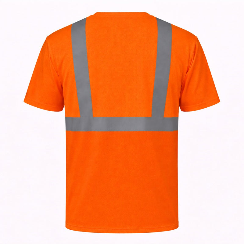 Pyramex RTS21B Type R Class 2 Hi-Vis Black Bottom Short Sleeve T-Shirt, view 5 of 5