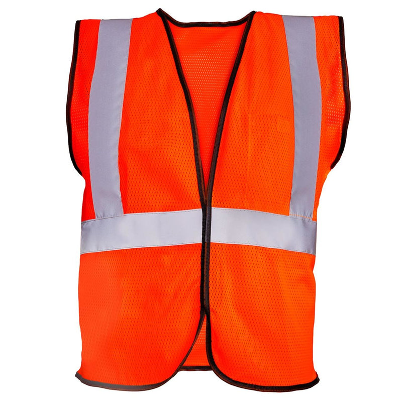 Rugged Blue Type R Class 2 Hi-Vis Economy Mesh Safety Vest, view 3 of 10