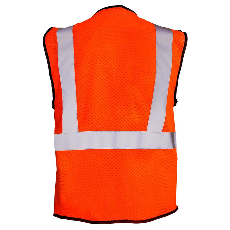 Rugged Blue Type R Class 2 Hi-Vis Economy Mesh Safety Vest, view 4 of 10