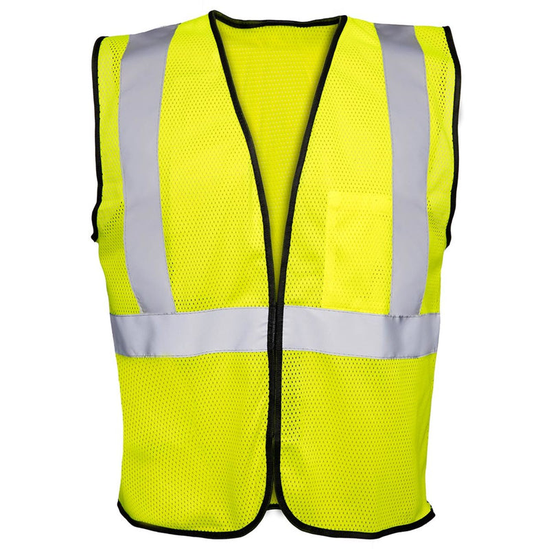 Rugged Blue Type R Class 2 Hi-Vis Economy Mesh Safety Vest, view 1 of 10