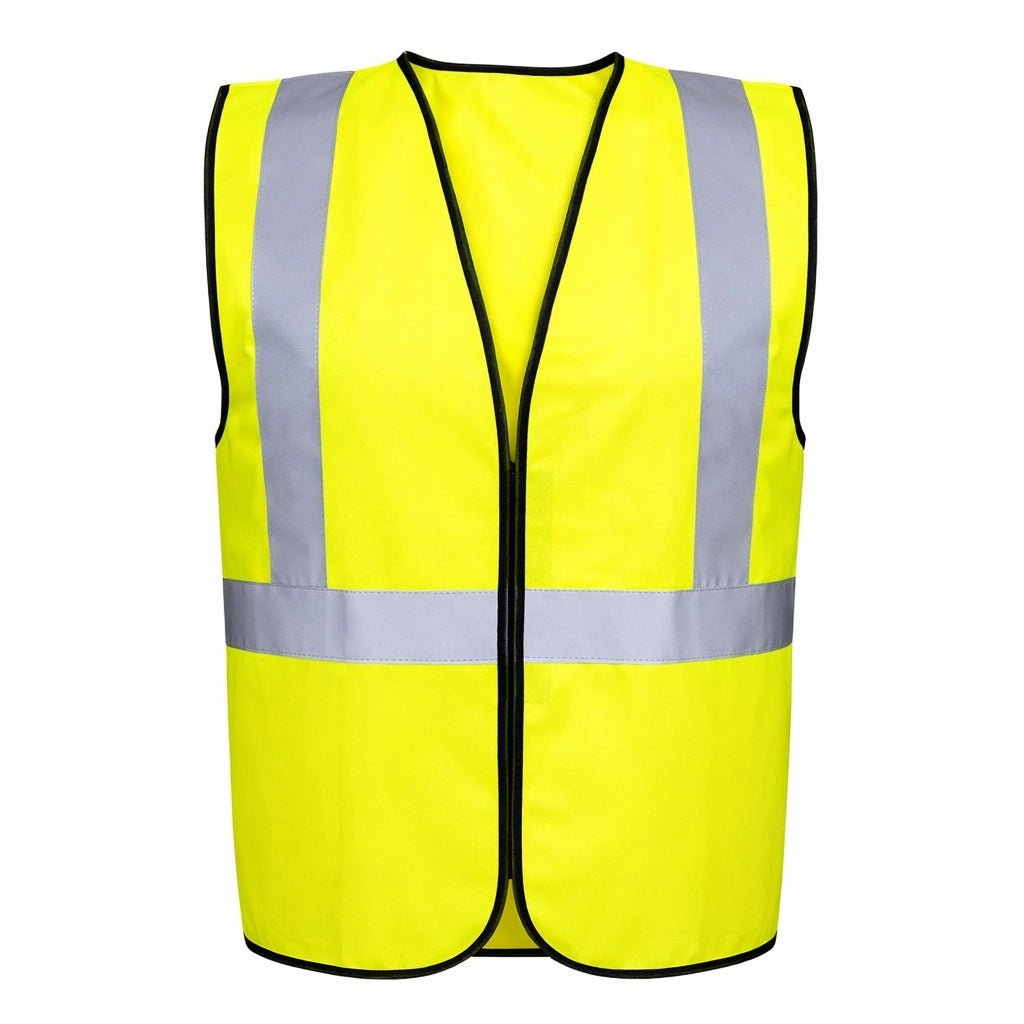 Custom Rugged Blue Type R Class 2 Hi-Vis Economy Safety Vest Custom Rugged Blue Type R Class 2 Hi-Vis Economy Safety Vest