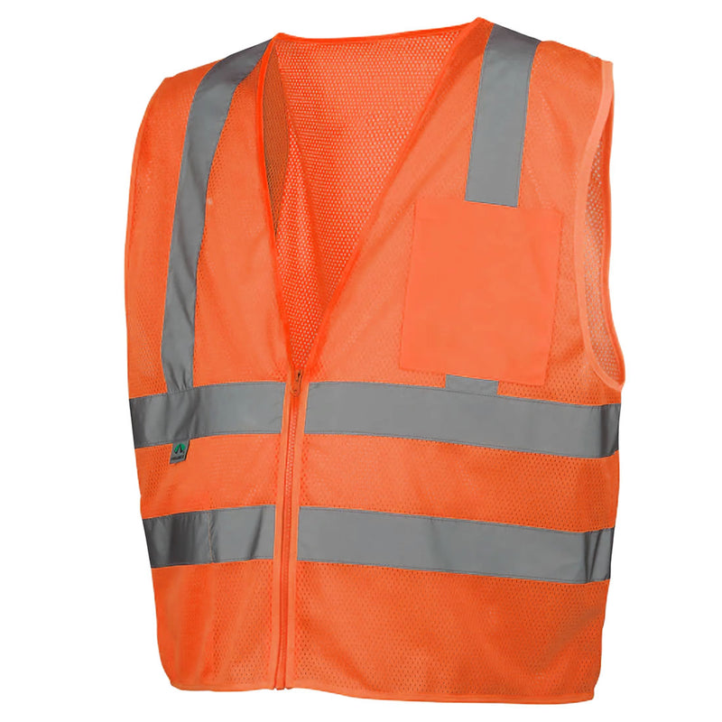 Pyramex RVZ26 Type R Class 2 Hi-Vis Mesh Safety Vest, view 5 of 7