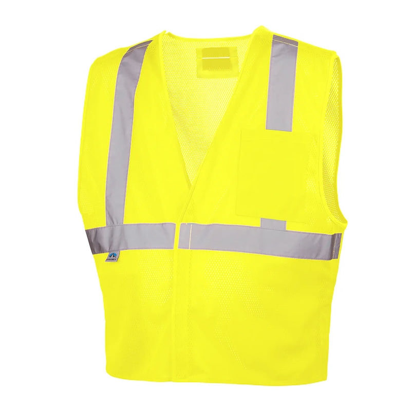 Pyramex RVHL25 Type R Class 2 Hi-Vis Breakaway Mesh Safety Vest, view 3 of 8