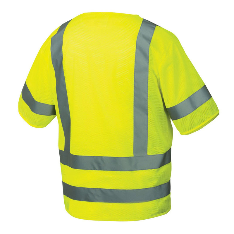 Pyramex Safety RVZ31 Type R Class 3 Hi-Vis Mesh Safety Vest, view 2 of 6