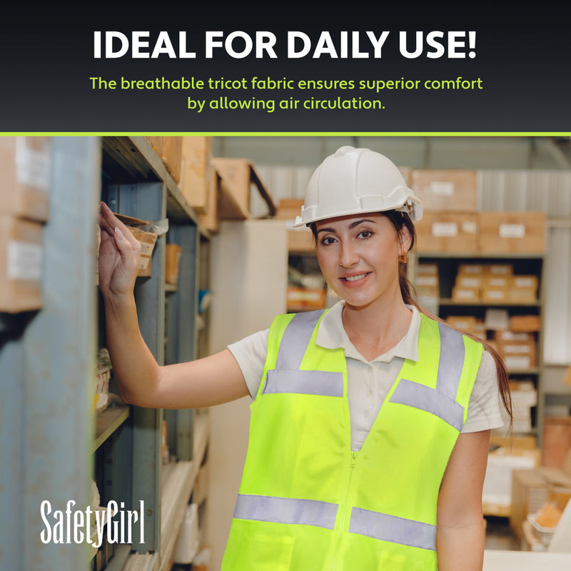 Safety Girl Women's Type R Class 2 Hi-Vis Safety Vest, view 4 of 8
