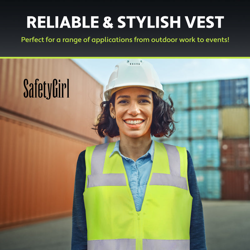 Safety Girl Women's Type R Class 2 Hi-Vis Safety Vest, view 5 of 8