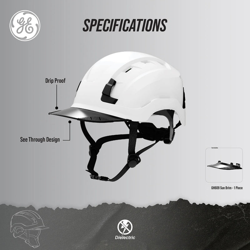 GE Sun Brim For GH400 & GH401 Series Helmet - GH609, view 3 of 4