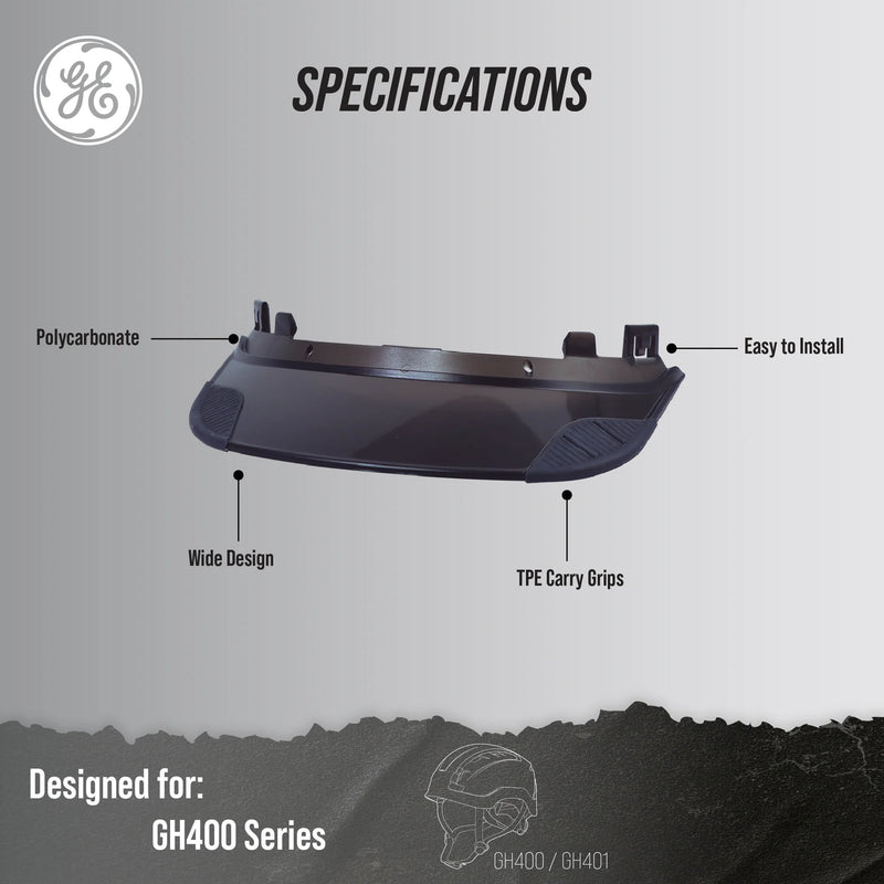 GE Sun Brim For GH400 & GH401 Series Helmet - GH609, view 4 of 4