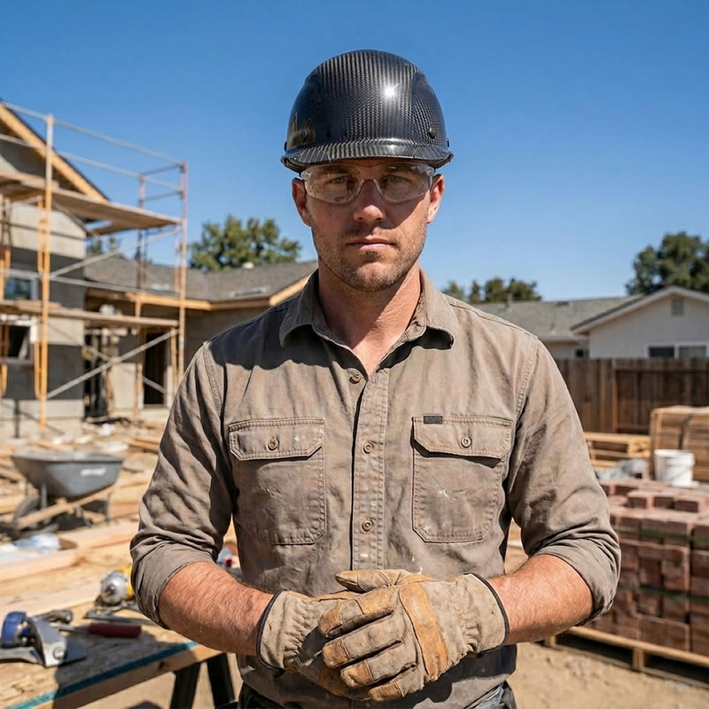 LIFT DAX Carbon Fiber Cap Brim Hard Hat, view 7 of 12