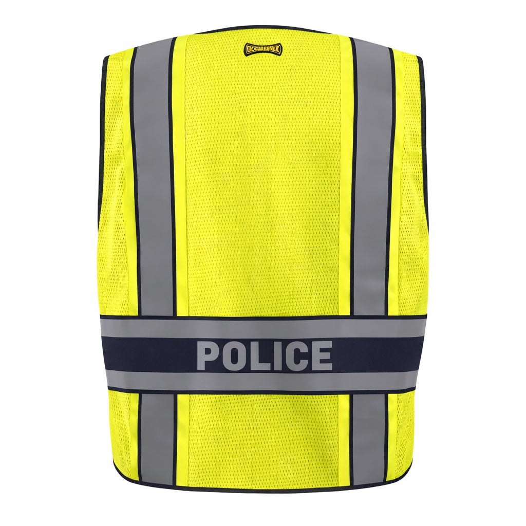OccuNomix Type P Class 2 Hi-Vis Police Mesh Back Public Safety Vest, LUX-DPSP-DOR OccuNomix Type P Class 2 Hi-Vis Police Mesh Back Public Safety Vest, LUX-DPSP-DOR