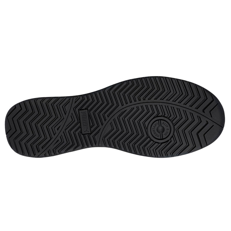 Puma Safety Men's Icon Suede Low EH Composite Toe Shoes, 640115, Black/White, view 5 of 5