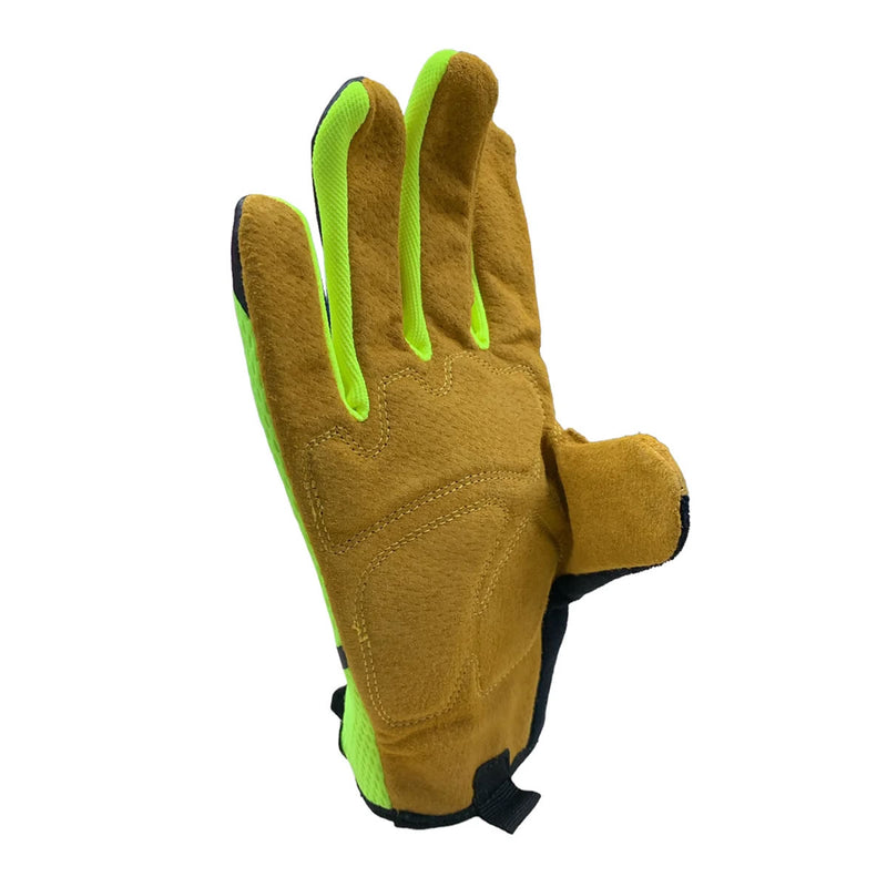 Pyramex GL104HT A1 Cut Resistant Work Gloves, Hi-Vis Green/Black, view 3 of 7