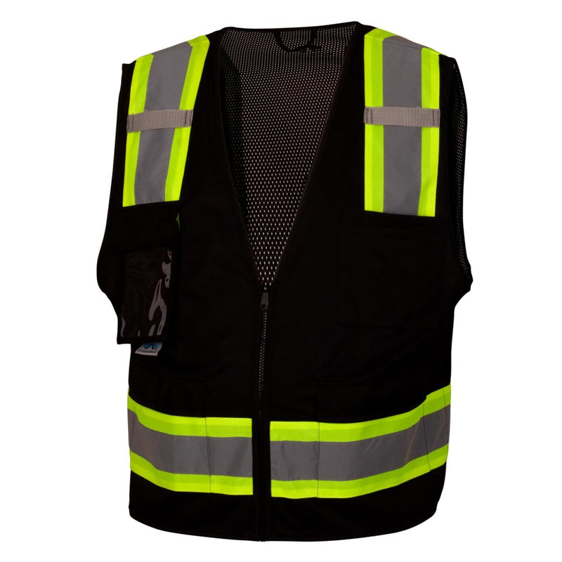 Pyramex RVZ24CP Type R Class 2 Hi-Vis Mesh Back Safety Vest, view 14 of 16