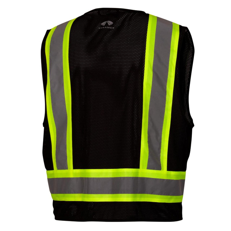 Pyramex RVZ24CP Type R Class 2 Hi-Vis Mesh Back Safety Vest, view 13 of 16