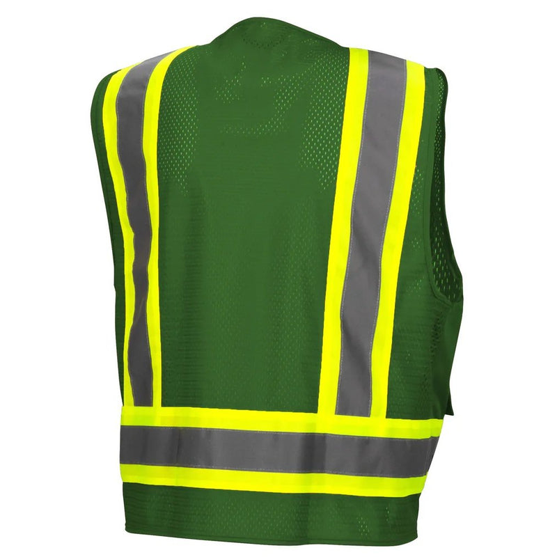 Pyramex RVZ24CP Type R Class 2 Hi-Vis Mesh Back Safety Vest, view 16 of 16