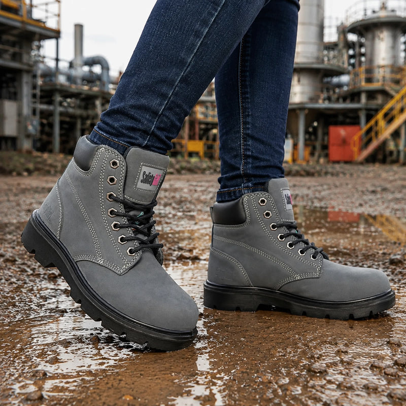 Safety Girl Women's Somerset 6" Waterproof EH PR Steel Toe Boots - 15501, view 7 of 21