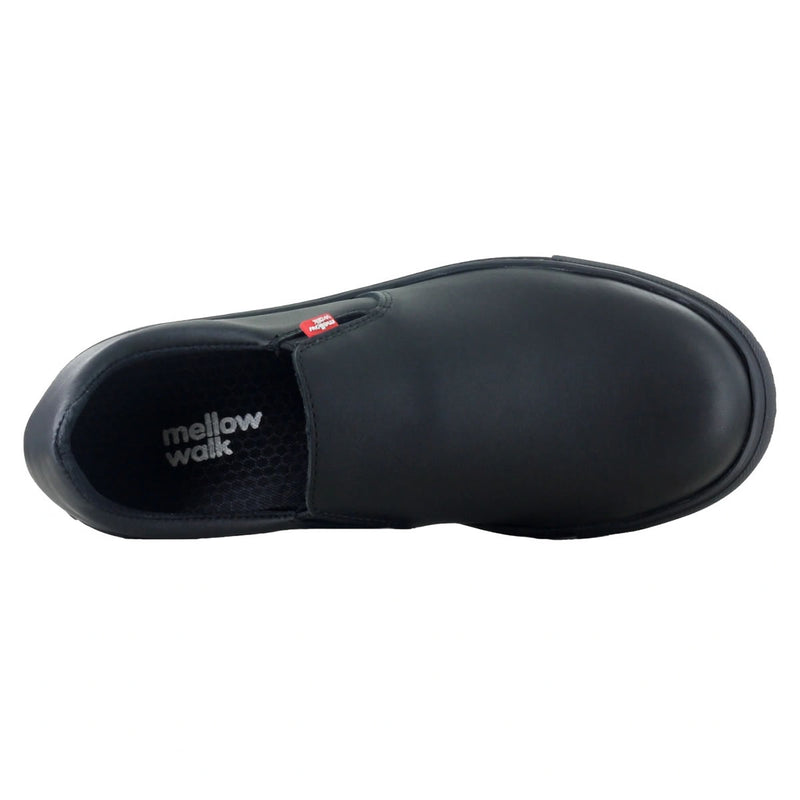 Mellow Walk Women's Jessica Slip-On ESR/EH Steel Toe Shoes, 482339, Black, view 4 of 7
