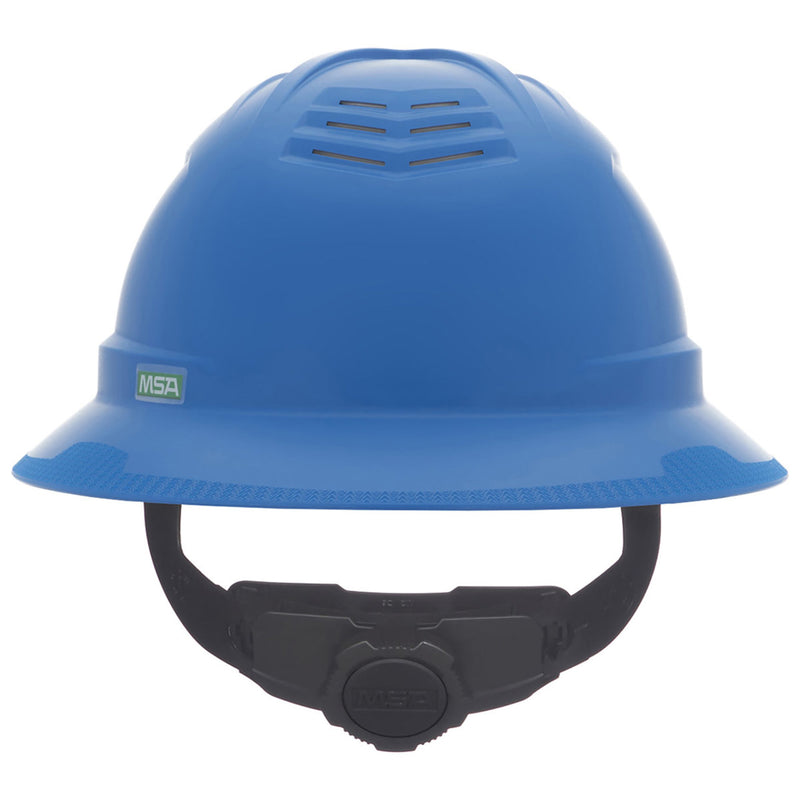 MSA V-Gard C1 Full Brim Vented Hard Hat with Fas-Trac III Suspension, view 5 of 15