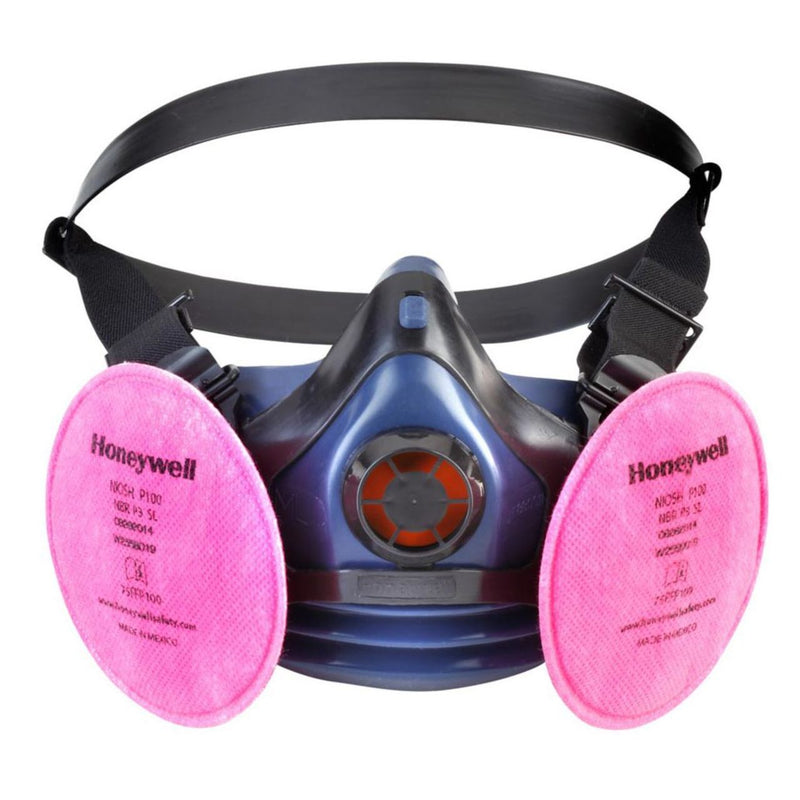 Honeywell North RU8800 Series Triple Flange Silicone Half Mask - RU88001, view 1 of 3