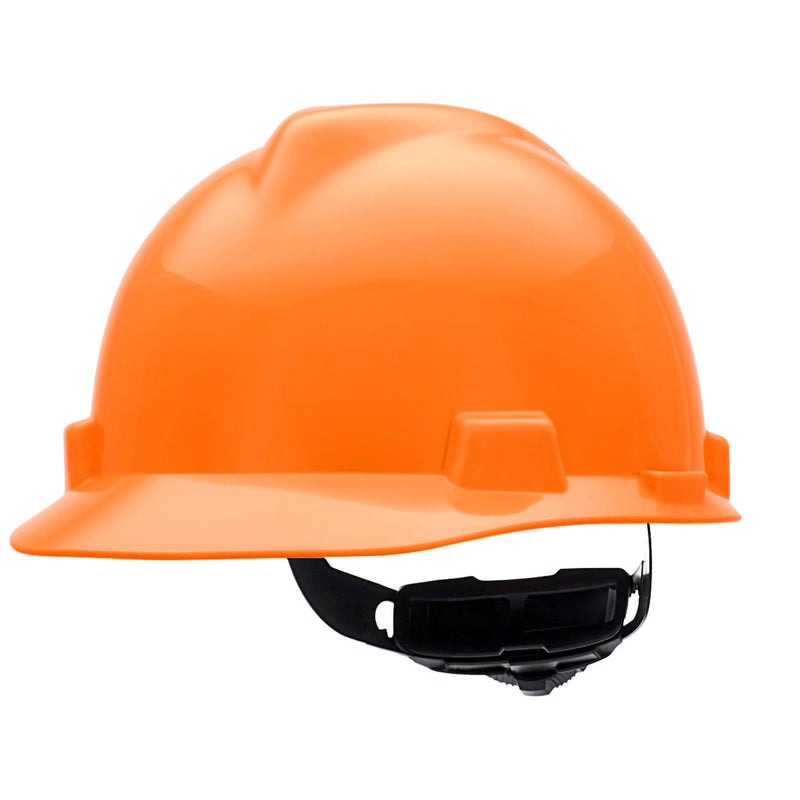 MSA V-Gard Cap Style Hard Hat Fas-Trac III Ratchet Suspension, view 14 of 24