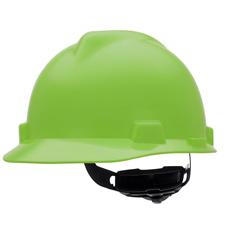 MSA V-Gard Cap Style Hard Hat Fas-Trac III Ratchet Suspension, view 13 of 24