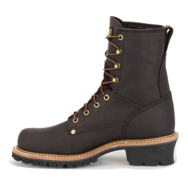 Carolina Men's Elm 8" Loggers EH Soft Toe Boots, 821, Briar Pitstop, view 4 of 6