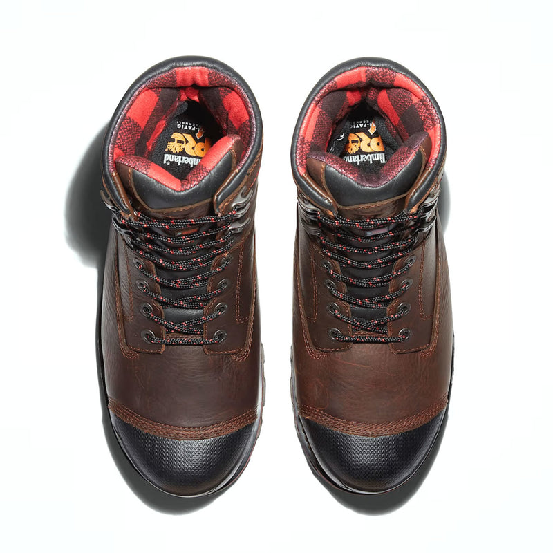 Timberland PRO Men's Boondock 8" Waterproof Insulated EH Composite Toe Work Boots, TB1A128P2141, view 3 of 6
