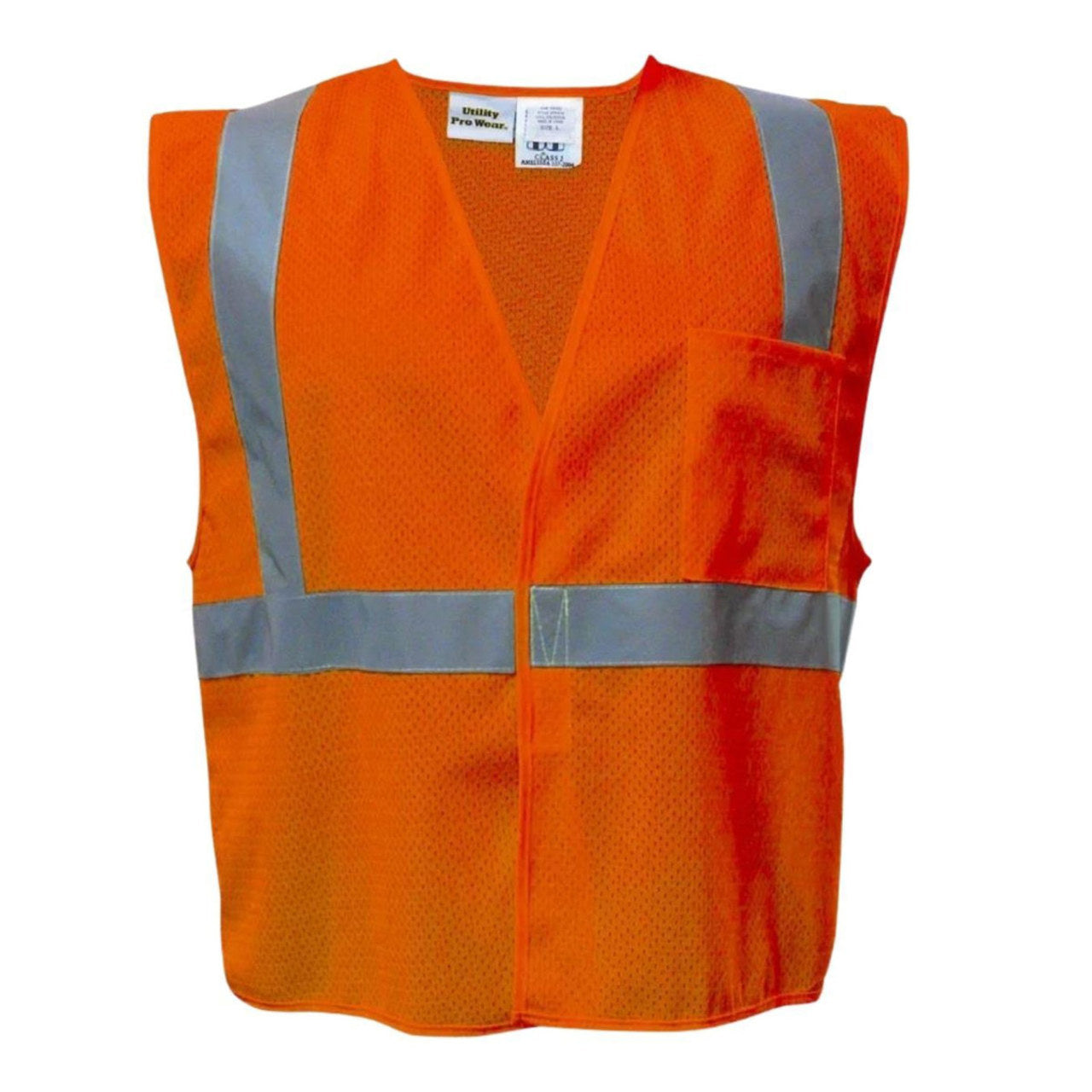 Utility Pro Type Class 2 High Visibility Mesh Safety Vest - UPA472 (Size Medium)