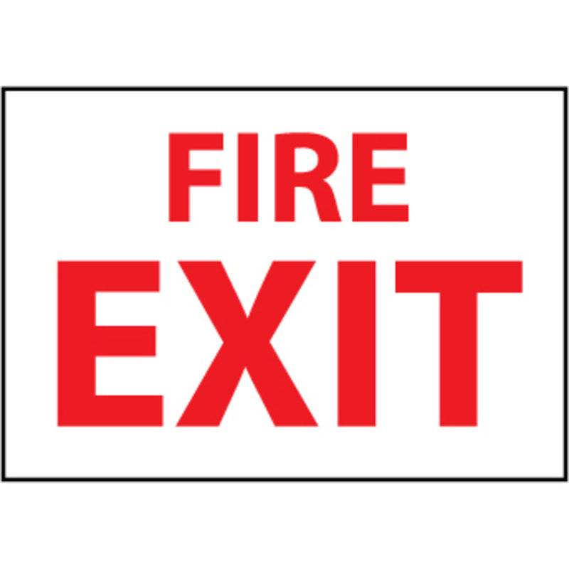 Fire Exit, 10x14 Vinyl Sign, view 1 of 1