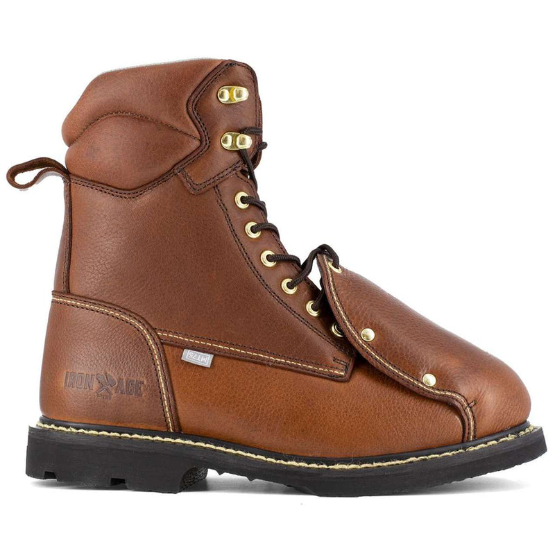 Iron Age Men's Groundbreaker 8" with External Met Guard EH Steel Toe Boots - IA5015, view 2 of 7