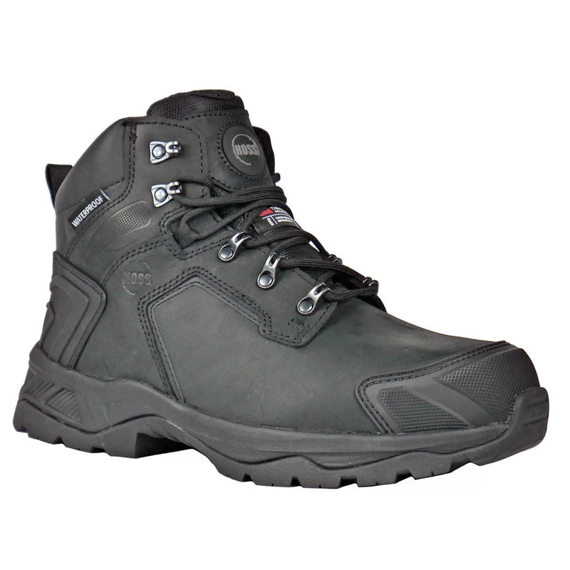 Hoss Men's Chiller 600g Insulated Composite Toe Boots, 60100, Black, view 1 of 8