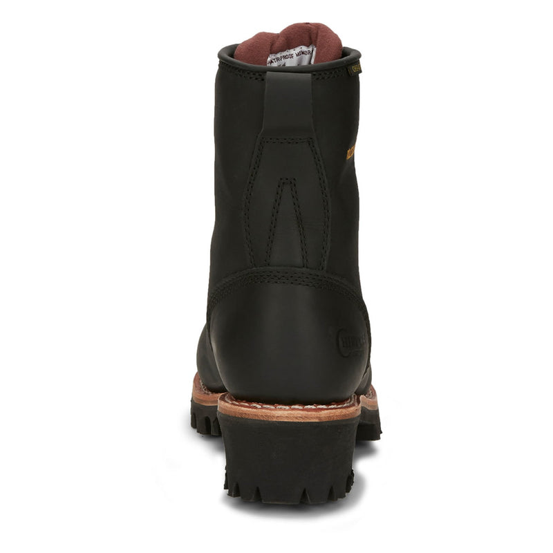 Chippewa L73050 Tinsley 8" Women's Waterproof EH Steel Toe Boots, Black Oiled, view 6 of 7