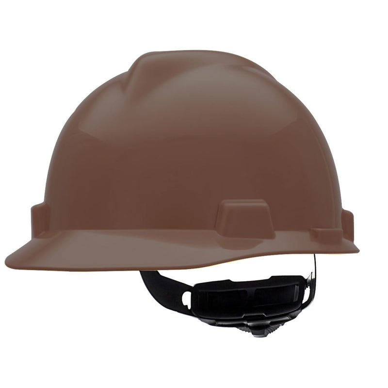 MSA V-Gard Cap Style Hard Hat Fas-Trac III Ratchet Suspension, view 8 of 24