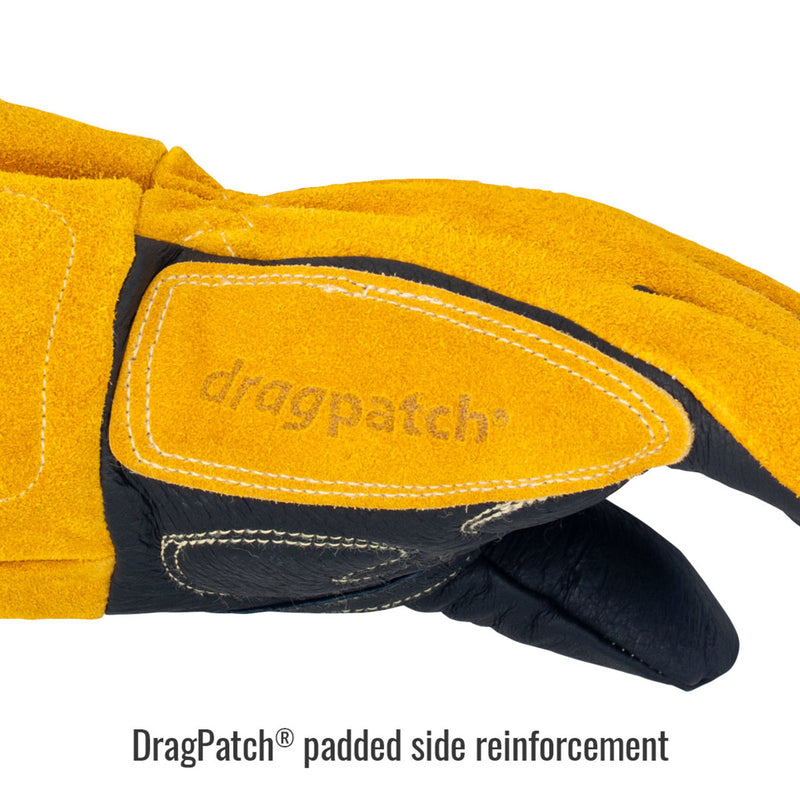 Black Stallion BM88 Pigskin & Cowhide MIG Welding Gloves, Natural/Black, view 2 of 7